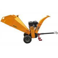 China 5 Inch Gas Powered Chipper Shredder , 15hp Wood Chipper Recoil Start System factory