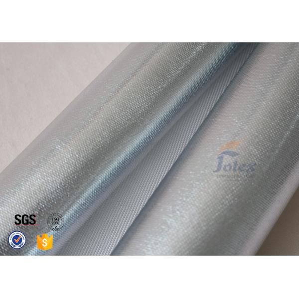 Quality Reflective Aluminium Foil Silver Coated High Silica Glass Fiber 700gsm 0.8mm for sale