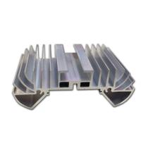 China Versatile Aluminum Extrusion Heat Sink Aesthetic Customized Silver Heat Sink factory