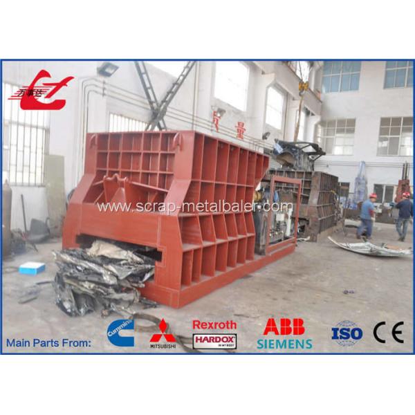 Quality Box Type Hydraulic Metal Scrap Shear Container Shearing Machine For Cutting Mixed Scrap 1400mm Blade Length for sale