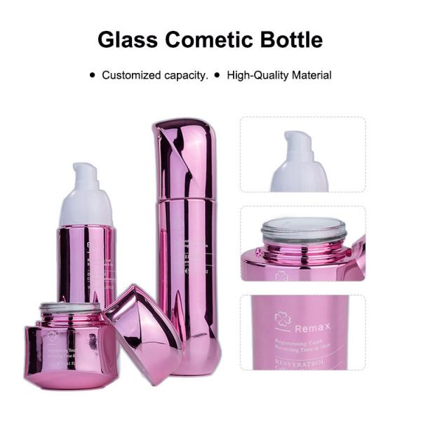 Quality 50g Cylinder Glass Bottle 120ml Glass Bottle With Unique Design for sale