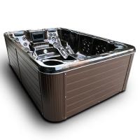 Quality Luxury 10 Persons Swim Spa Tub Acrylic Swimming Pool Hot Tubs Combo 76 Jets for sale