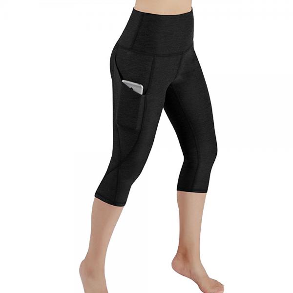 Quality Fashion Sport Leggings Calf Length Pants Polyester Workout Out Pocket Leggings for sale