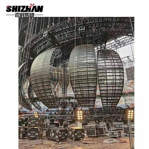 Quality 16 Degree Aluminum Arch Square Round Circle Lighting Truss for sale