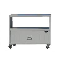 China Movable Cupboard Steel TV Stand Metal Home Storage Furniture With Drawer factory