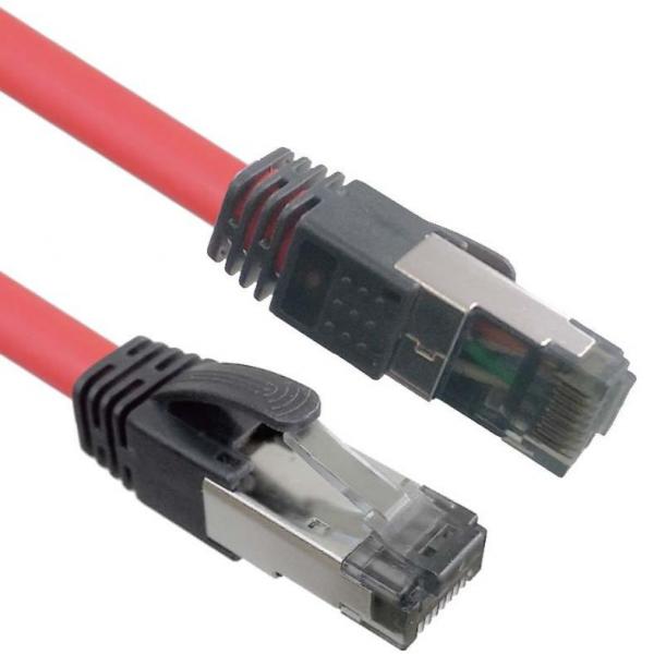 Quality CAT8 S/FTP Snagless RJ45 PE Insulation Patch Cord Ethernet LAN Network cable 2GHz 40Gbps for sale