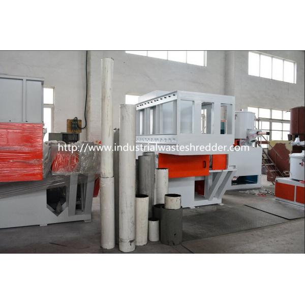 Quality Single Shaft Shredder Machine For Plastic Pipes Scrap Include PE / PP / PPR / ABS / PVC for sale