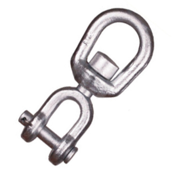 Quality 42500lbs Hot Dipped Galvanized Rope Rigging Hardware Carbon Steel Jaw End Swivel for sale