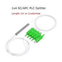 Quality 1x4 PLC Fiber Splitter Mini Module 900um SC/APC Singlemode for sale