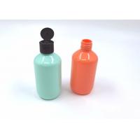 China Orange Plastic Cosmetic Bottles 100ml 200ml 250ml Shampoo Hair Conditioner Container factory