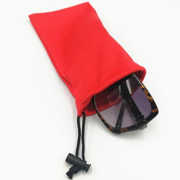 Quality Printed Microfiber Pouch For Eyeglasses Protection And Storage for sale