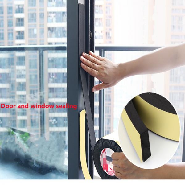 Quality Sound Insulation Neoprene Foam Tape Strip Door Insulation ODM OEM for sale