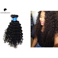 China 100% Virgin Full Cuticle Top 6A Remy Hair Extension Brazilian Deep Wave factory