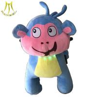 China Hansel motorized plush riding animal for kids non coin ride on animal toy for rental for parties factory