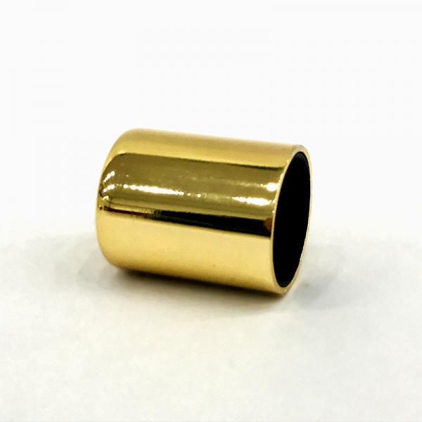 Quality Classic Hot Sale Zinc Alloy Gold Cylinder Shape Metal Zamac Perfume Bottle Cap for sale