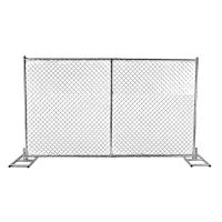 China 6ft × 12ft Chain Link Temporary Fence Panel Garden Galvanized factory