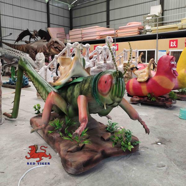 Quality Sports Park Animatronic Insects Statue Simulation Model High Density Foam for sale