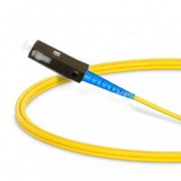 Quality MU Patch Cord Jumper , Upc Cable Optical Fiber G652D 3.0mm for sale