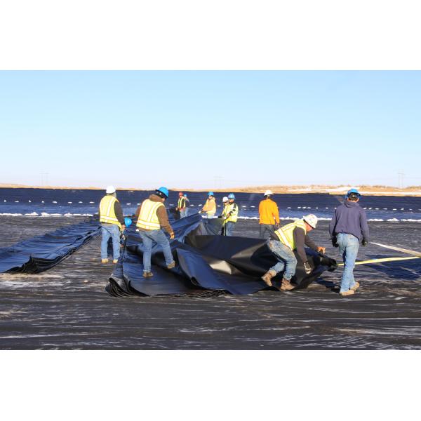 Quality Underground Waterproof HDPE Landfill Liner Geomembrane 4mm for sale