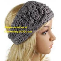 China Crochet hairband, pop headband knitted elastic headband baby headbands hair band crochet DIY headband factory