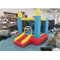 China 2m Mini Nylon Fabric Inflatable Bounce House Inflatable Small Jumping Castle With Blower Prices For Family factory