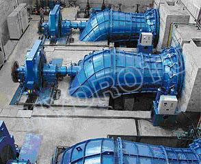 Quality 100KW to 10MW Low Water Head S Type Turbine Tubular Hydro Turbine / water for sale