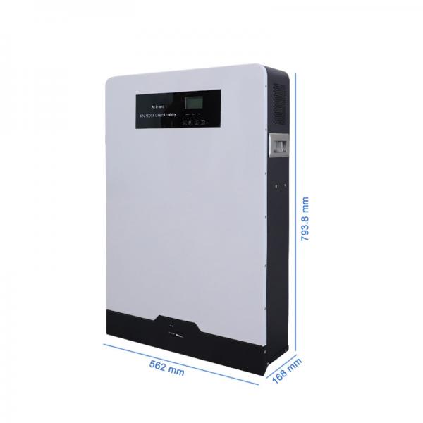 Quality MPPT Wall Mounted Lithium Battery 100Ah 51.2V Home Battery Storage for sale