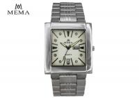 China Durable Mema Japan Quartz Watches , Mens Luxury Square Watches Shockproof factory