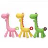 Quality Pink Green Giraffa Silicone Teether Soft And Durable For Babies for sale