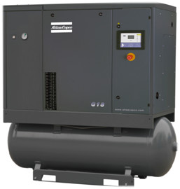 Quality Compact G18  Oil Injected Atlas Screw Air Compressor 18kw Economical for sale