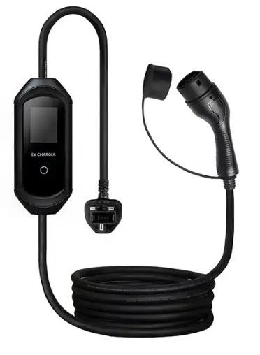 Quality Compact Level 2 Electric Vehicle Charger Portable 24A / 32A Adjustable for sale
