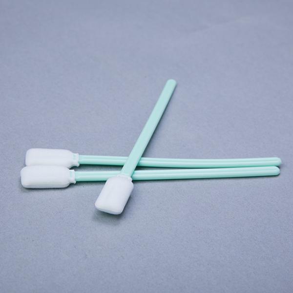 Quality Industrial Solvent Cleaning Swabs Thermally Bonded Foam Head Easy To Use for sale