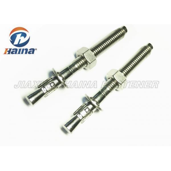 Quality M10 X 80 White Zinc Plated Cold Forged Full Thead  Bolt Wedge Anchor for sale