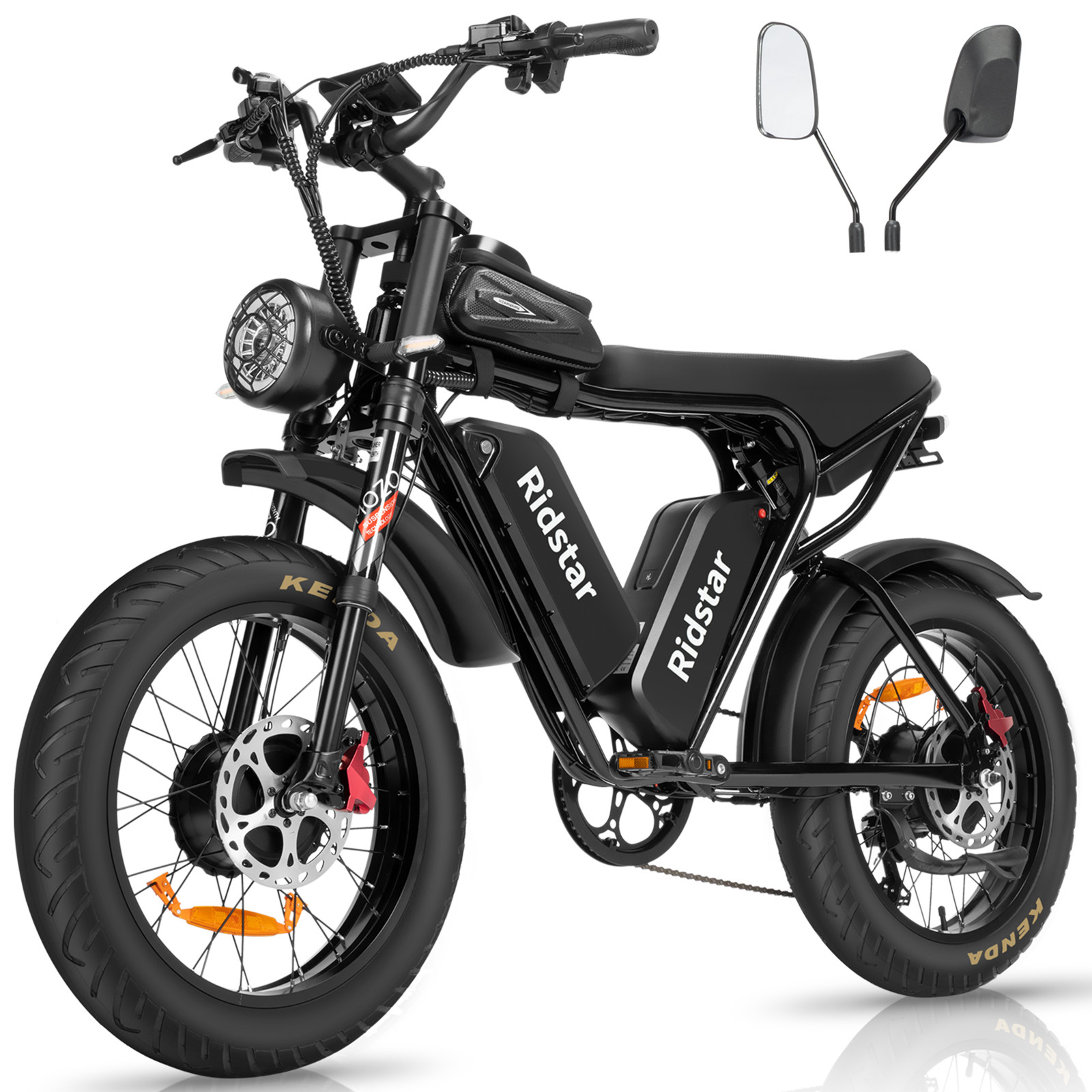 China 52V/2000W Double Battery Electric Bike with Moutain Ebike for Adult Mountain Go out artifact Electric Bicycle factory