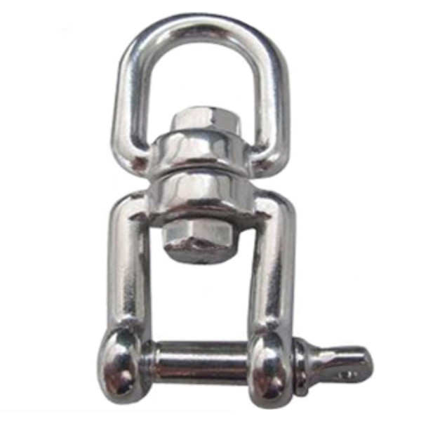 Quality Stainless Steel Rope Rigging Hardware 6mm To 19mm European Type Jaw And Eye Swivel for sale