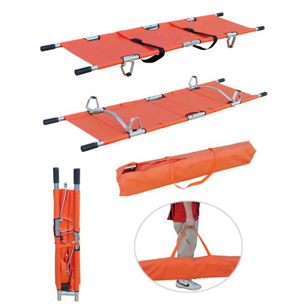 Quality 104cm Portable Military Folding Medical Stretcher 159kg Manual Power for sale