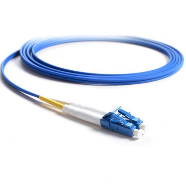 Quality Armored 10Mtrs LSZH Fiber Optic Patch Cord LC / UPC to LC / UPC SM 2.0mm for sale