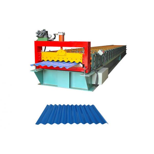 Quality Color Steel Trapezoidal Sheet Roll Forming Machine , Wall Panel Roll Forming for sale