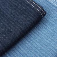 China 10.7 Ounce Twill Herringbone Denim Fabric OA Yarn Tencel Denim Dark Blue for sale