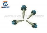 China Carbon Steel 4.8 5.8 drive Painted Hex Head Self Drilling Screws and washers factory
