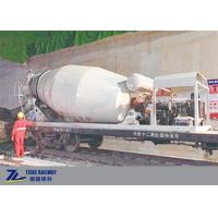 Quality 38t Load Concrete Mixer Railway Freight Wagon Rail Car 80km/H for sale