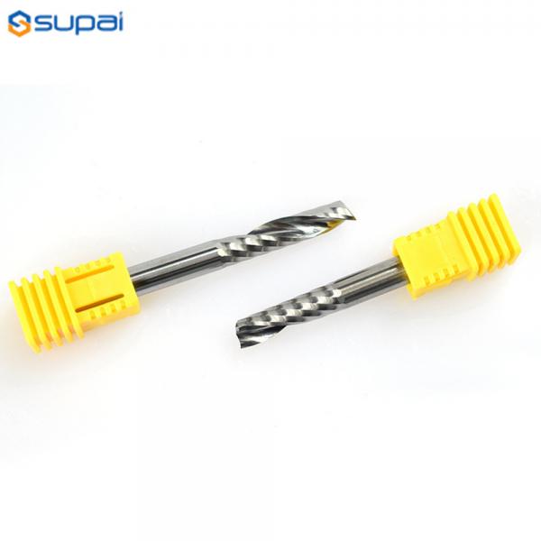 Quality Single Flute Spiral End Mill Cutter CNC Milling Cutter For Acrylic PVC for sale