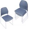 China Stackable Office Plastic Stacking Chairs For Business Plastic Compact Dining Side factory