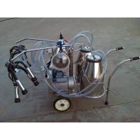 China 280L/Min 50Kpa Cow Milking Machine Mobile With Twin Buckets for sale