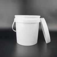 Quality Virgin Multi Purpose PP Plastic Paint Bucket Empty 1Gallon With Handle for sale