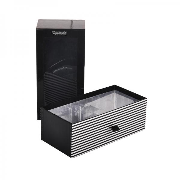 Quality Drawer Type Perfume Packing Box SBS Paper Material With Clear Window for sale