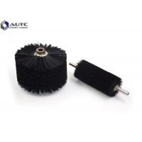 Quality Spiral Industrial Roller Brushes Bristle Galvanized Metal Easy Install Soft for sale