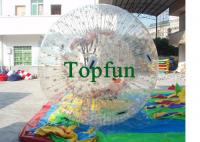 China PVC Clear Inflatable Zorb Ball / Inflatable Human Hamster Ball For Inflatable Zorb Ramp factory