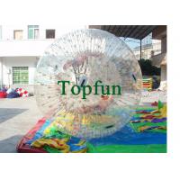 China PVC Clear Inflatable Zorb Ball / Inflatable Human Hamster Ball For Inflatable Zorb Ramp  factory