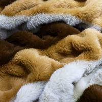 China Fireproof Faux Fur Throw Blanket 100 Polyester Blanket Flame Retardant factory